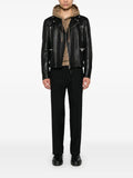 Alexander McQueen leather biker jacket