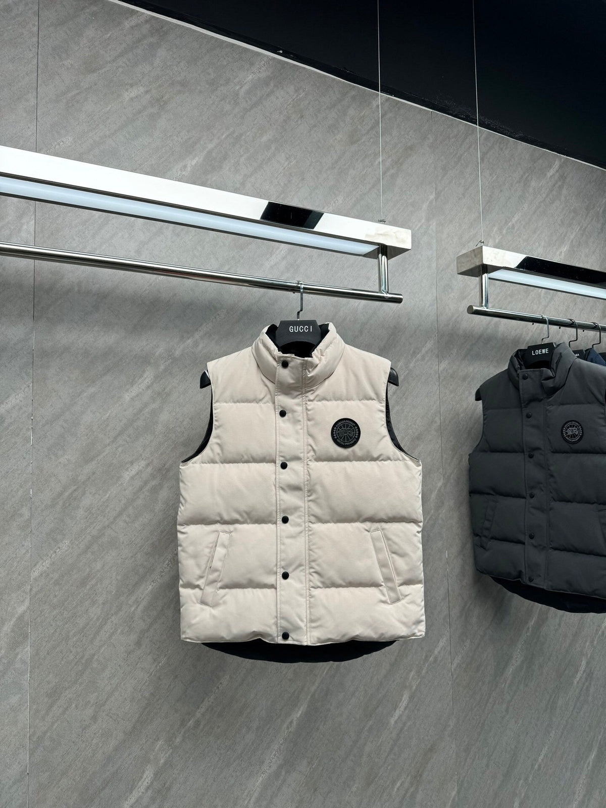 Canada Goose Cream Freestyle Crew Down Vest