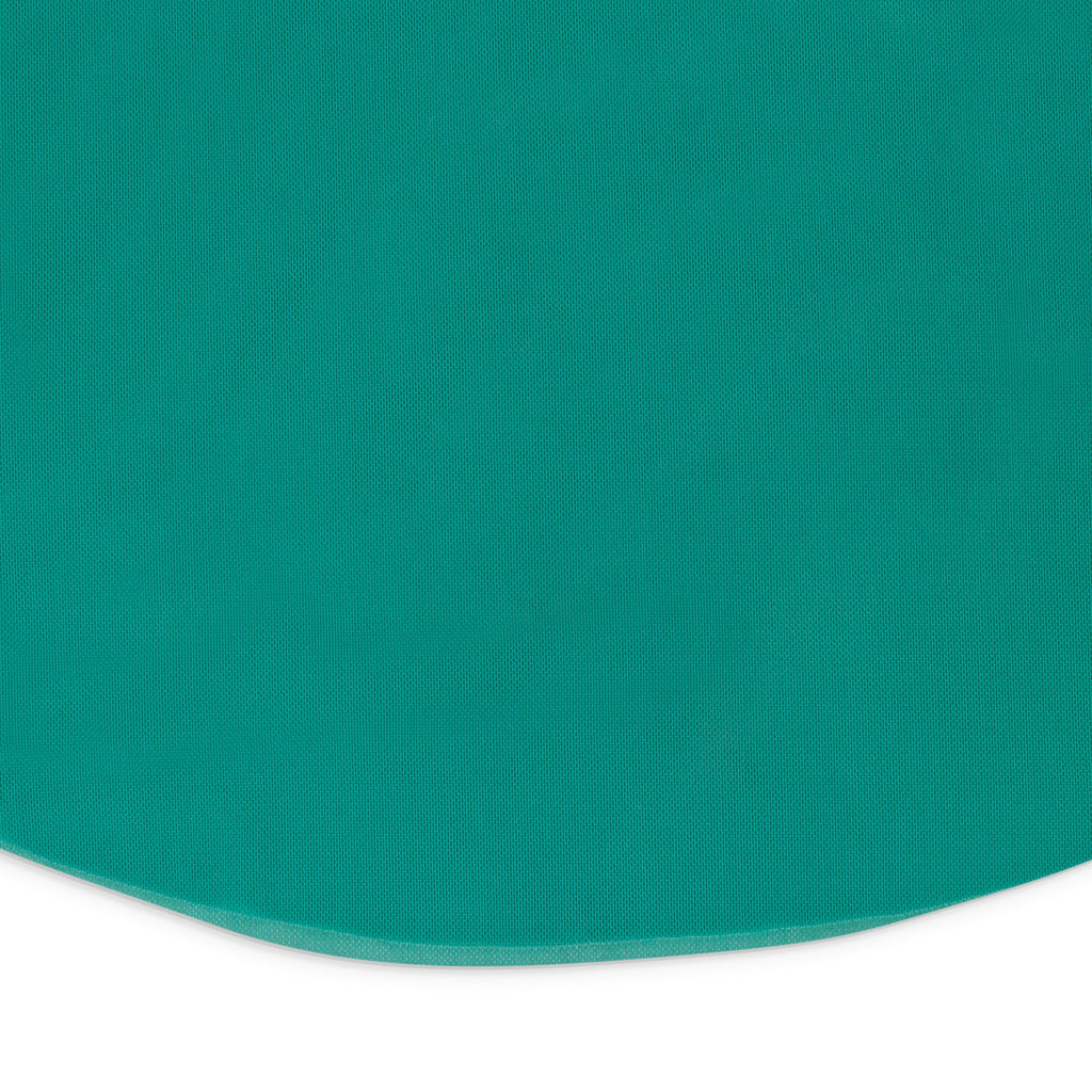 SOLID MESH JADE GREEN TURTLENECK