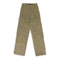 TAN HUSK WIDE LEG PANTS