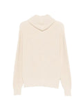 Lardini hooded zip-up cardigan