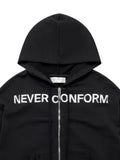 matieres fecales distressed Never Conform hoodie