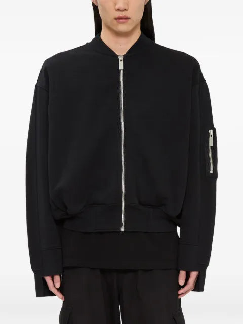 44 LABEL GROUP graphic-print zip-up bomber jacket