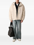 Columbia logo-print hooded jacket