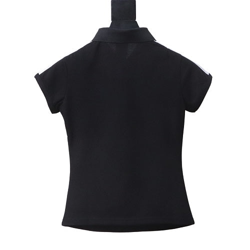 Adidas logo polo shirt black