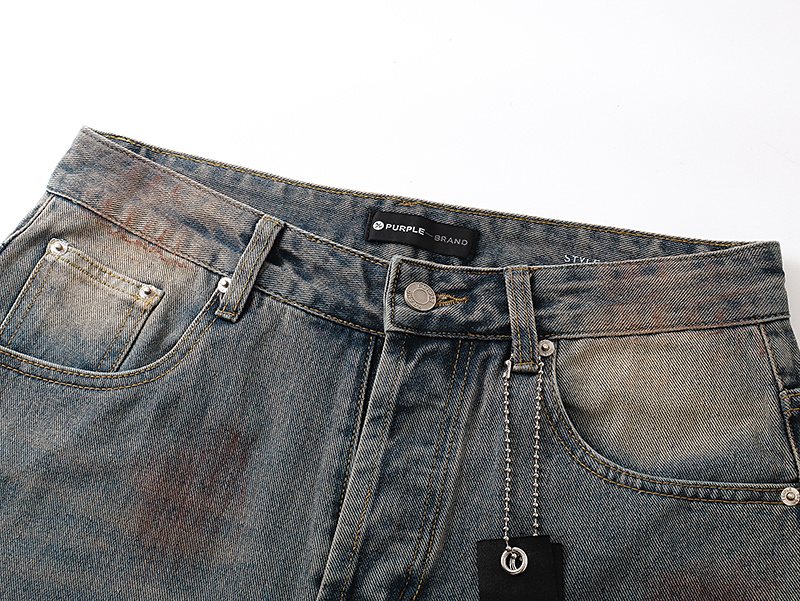 Purple Brand Distressed Blue Jeans