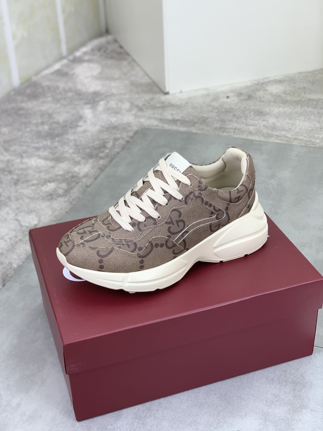 Gucci Patterned Chunky Sneakers